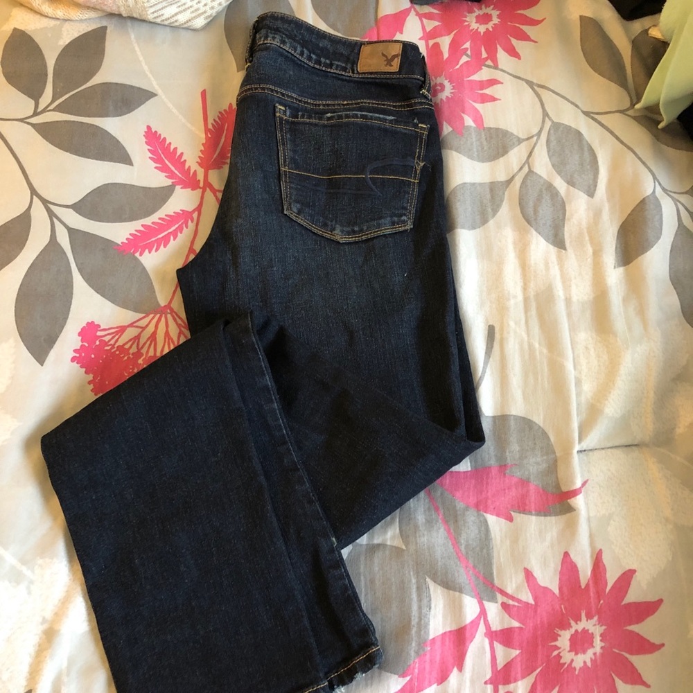 Dark wash American Eagle jeans